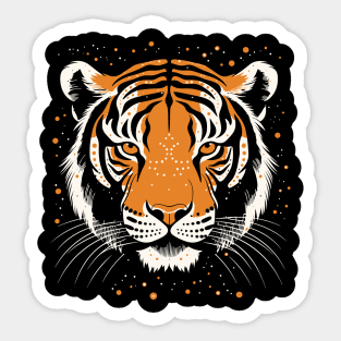 Tiger Head Sticker